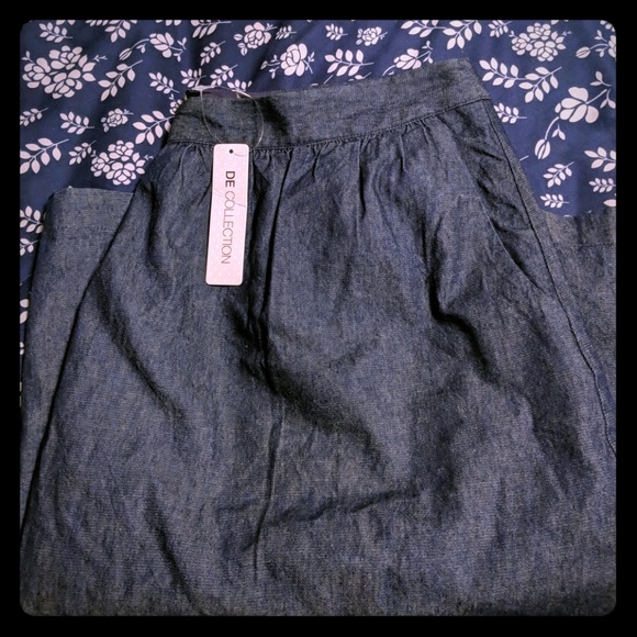 Denim skirt DE Collection from Downeast NWT - Picture 1 of 4